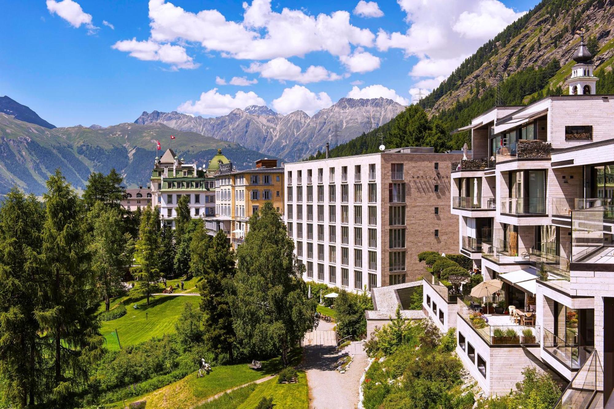 Hotel Saratz Pontresina Exteriör bild